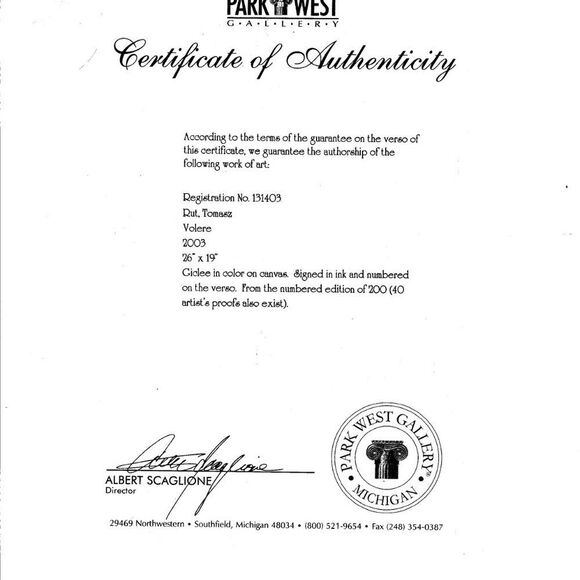 "Volere" by Tomasz Rut Giclee Framed - Picture 9 of 10